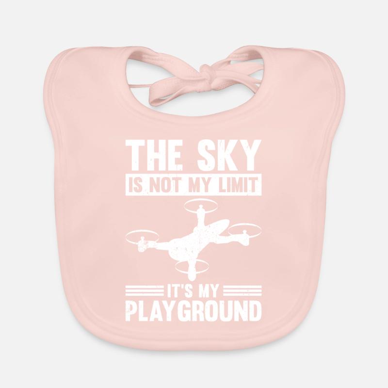 Drones Le ciel n’est pas ma limite Bavoir bio Bébé