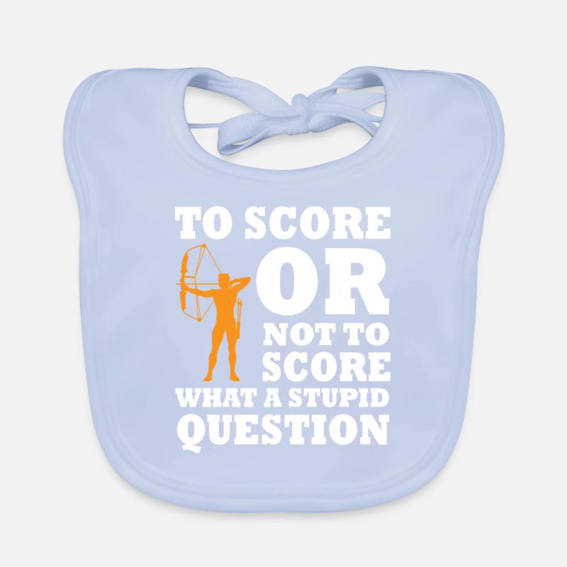Cadeau de tir à l’arc Bavoir bio Bébé