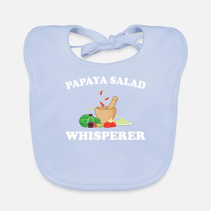 Chuchoteur de salade de papaye Bavoir bio Bébé
