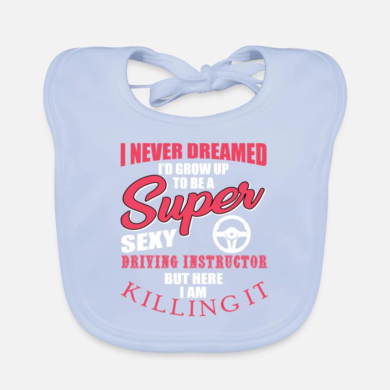 Driving instructor Organic Baby Bibs