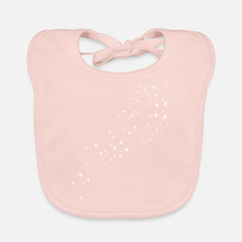 Stardust Blanc Bavoir bio Bébé