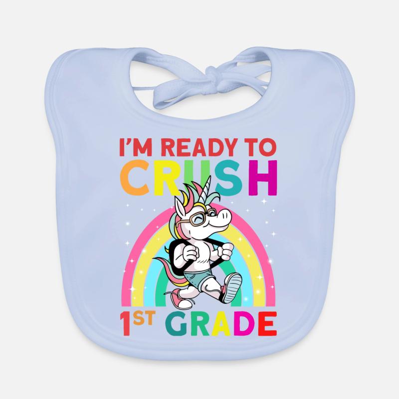 I'm Ready To Crush 1st Grade Baby Bio-Lätzchen