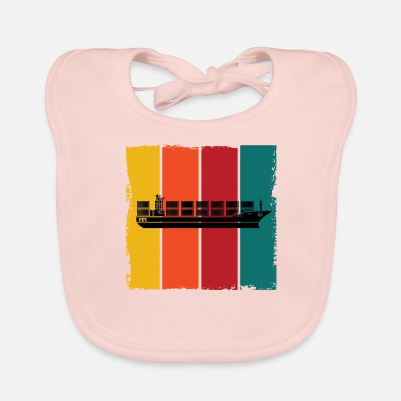 Containerschiff Baby Bio-Lätzchen