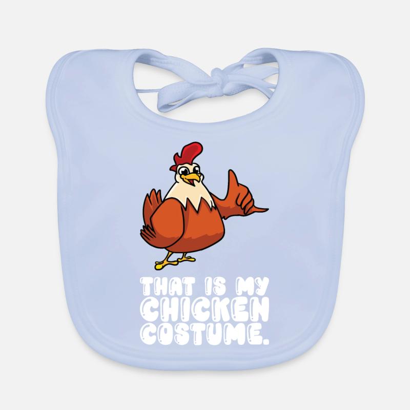 C’est mon costume de poulet Bavoir bio Bébé