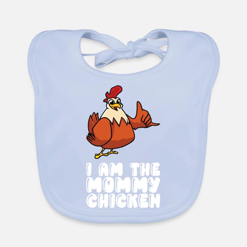 Ich Bin Das Mutterhuhn Baby Bio-Lätzchen