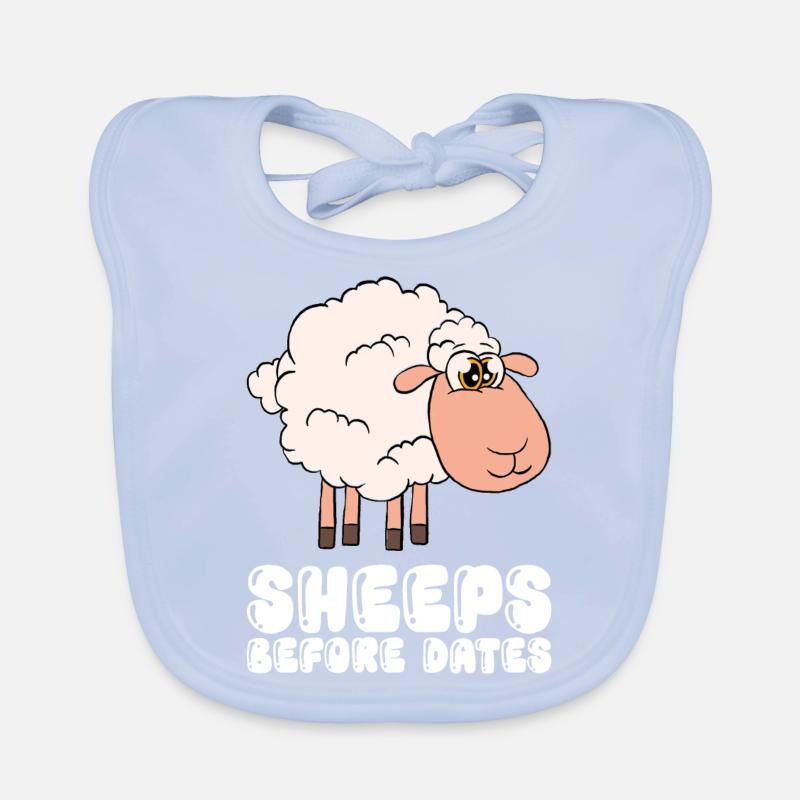 Moutons avant les dates Bavoir bio Bébé