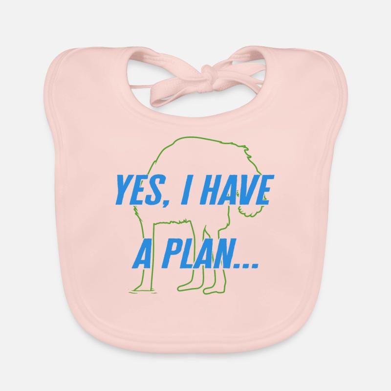 Chemise de chef de projet, oui, j’ai un plan drôle Bavoir bio Bébé