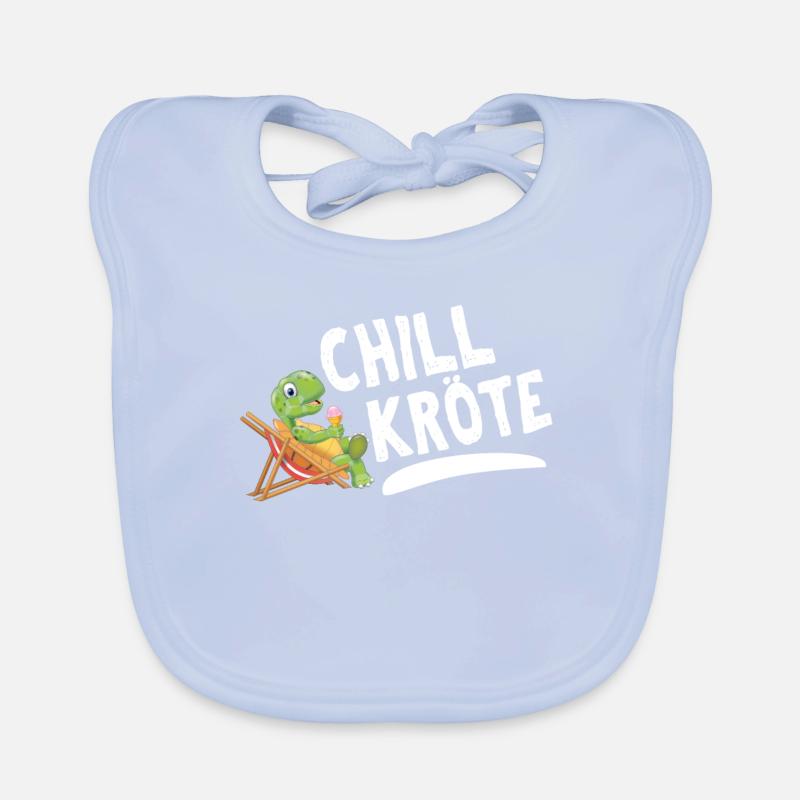 Chill Toad | Funny Turtle Chiller Organic Baby Bibs