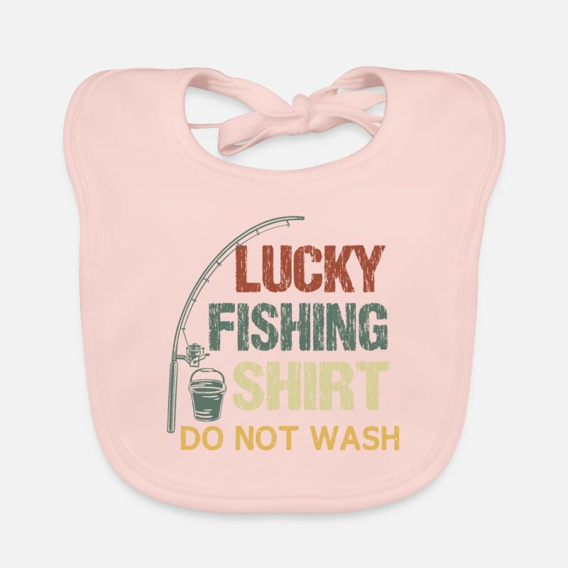 C’est ma chemise de pêche heureuse. Laver Bavoir bio Bébé