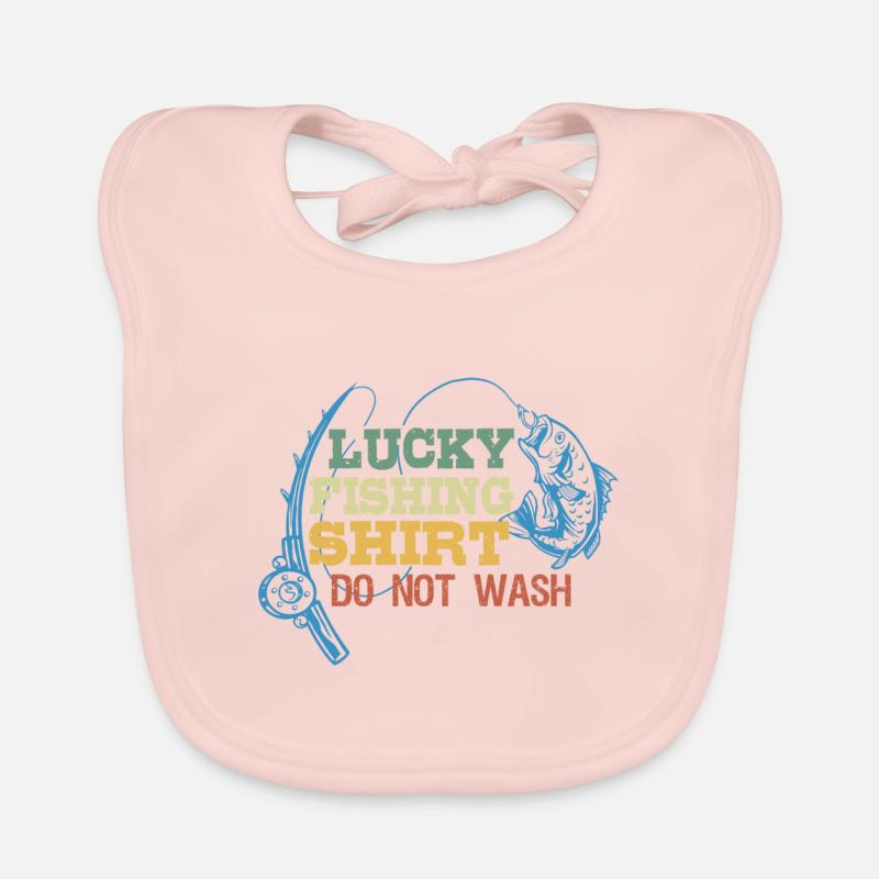 C’est ma chemise de pêche heureuse, lavage Bavoir bio Bébé