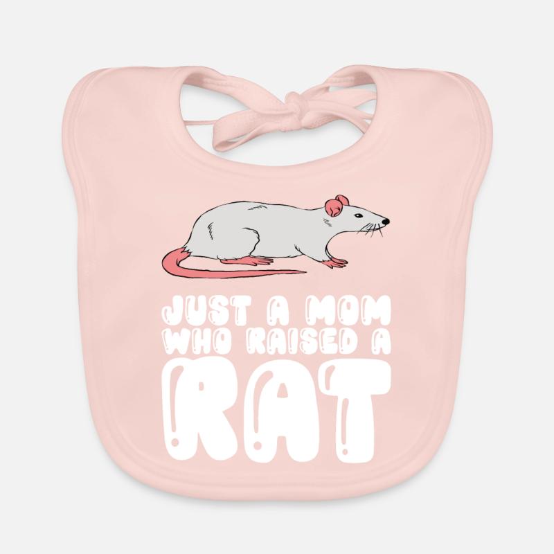 Une seule mère élevant un rat Bavoir bio Bébé