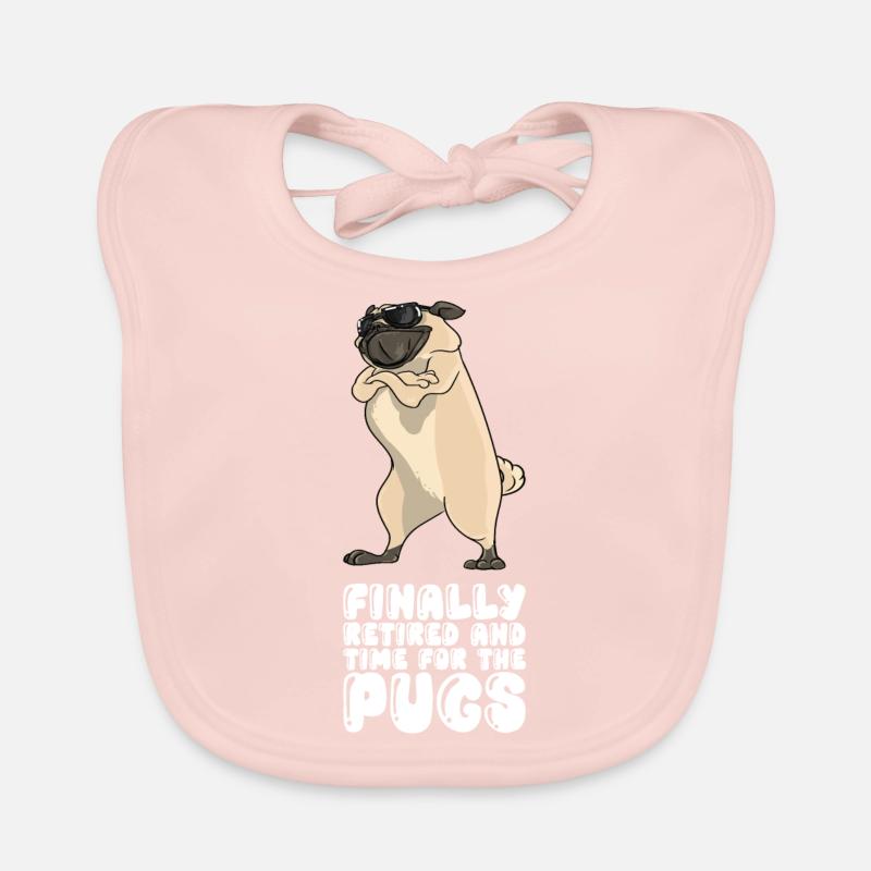 Finally Retired And Time For The Pugs Organic Baby Bibs