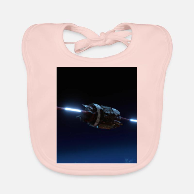 Spaceship Organic Baby Bibs