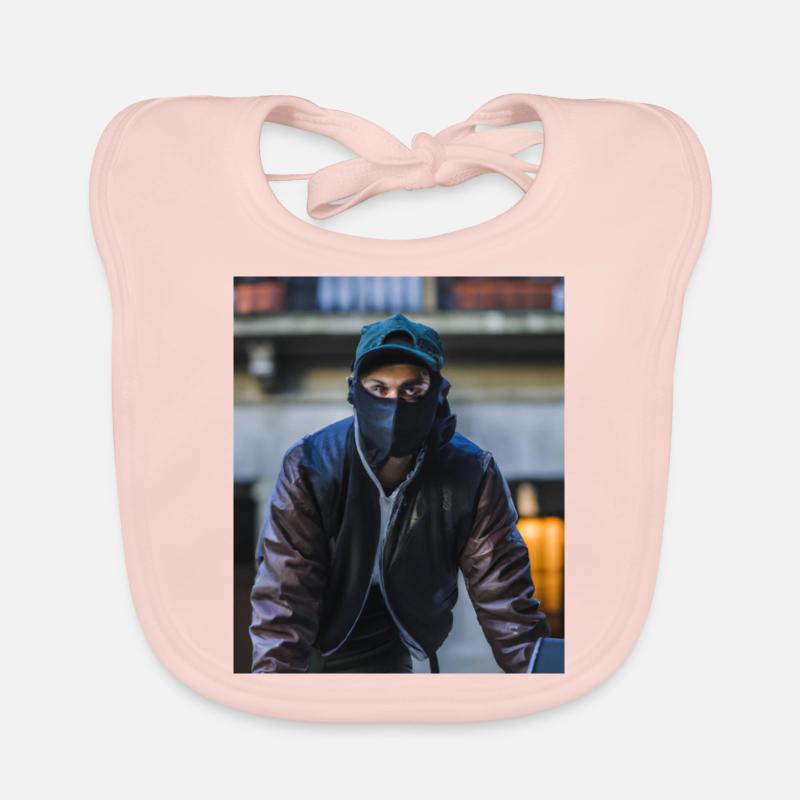 Gamer Hacker Baby Bio-Lätzchen