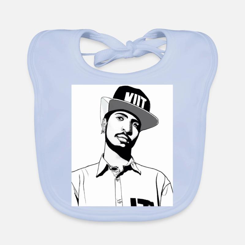 Hip Hopper Rapper Organic Baby Bibs