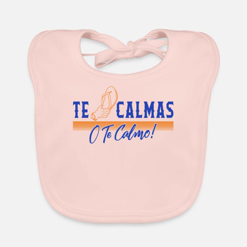 Te Calmas O Te Calmo, Hispanic Spanish Shirt, Organic Baby Bibs