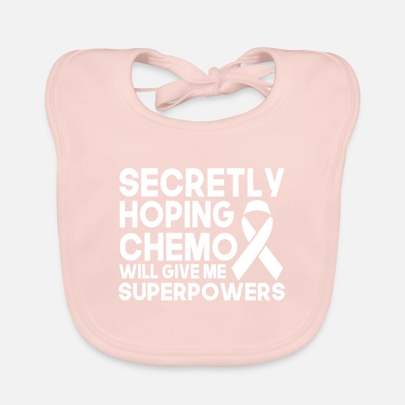 Heimlich Hofft Chemo Wird Mir Superkräfte Geben Baby Bio-Lätzchen