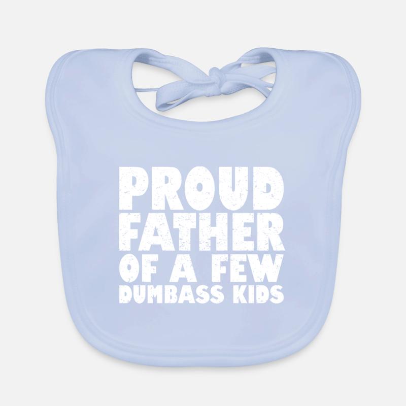 Stolzer Vater Einiger Dummkinder Lustiger Väter Baby Bio-Lätzchen