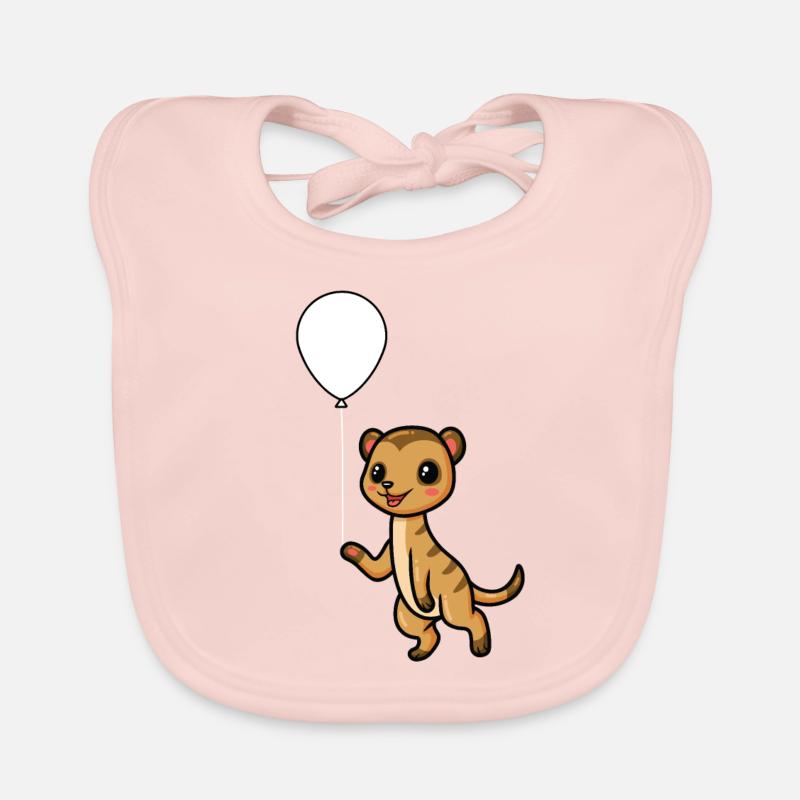 Suricate doux Bavoir bio Bébé