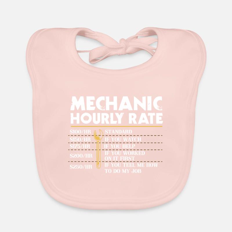 Mechanical Ignition - Work Engineer Organic Baby Bibs