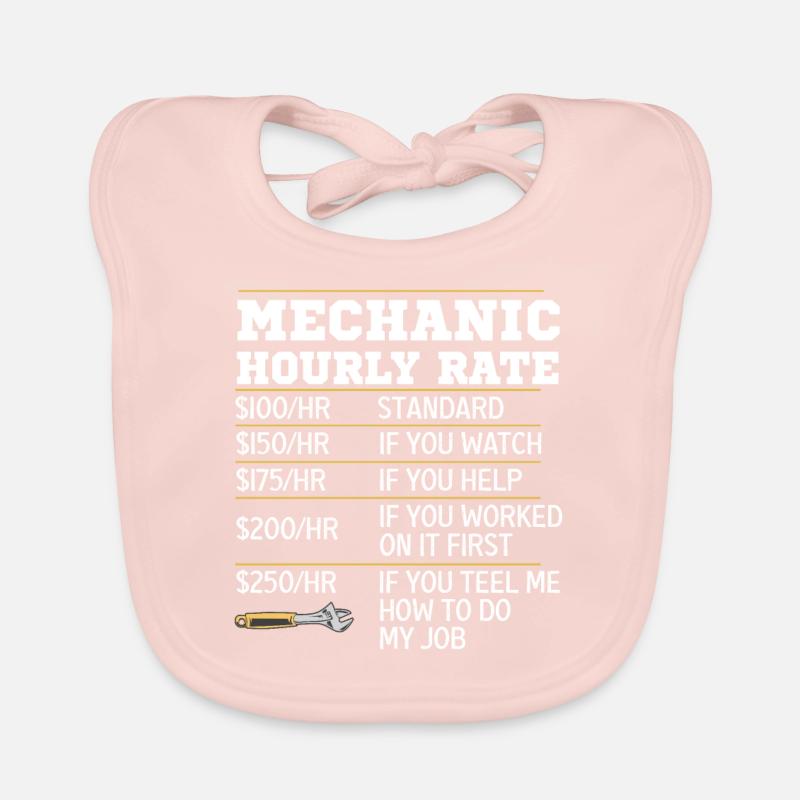 Mechanical Ignition - Work Engineer Organic Baby Bibs