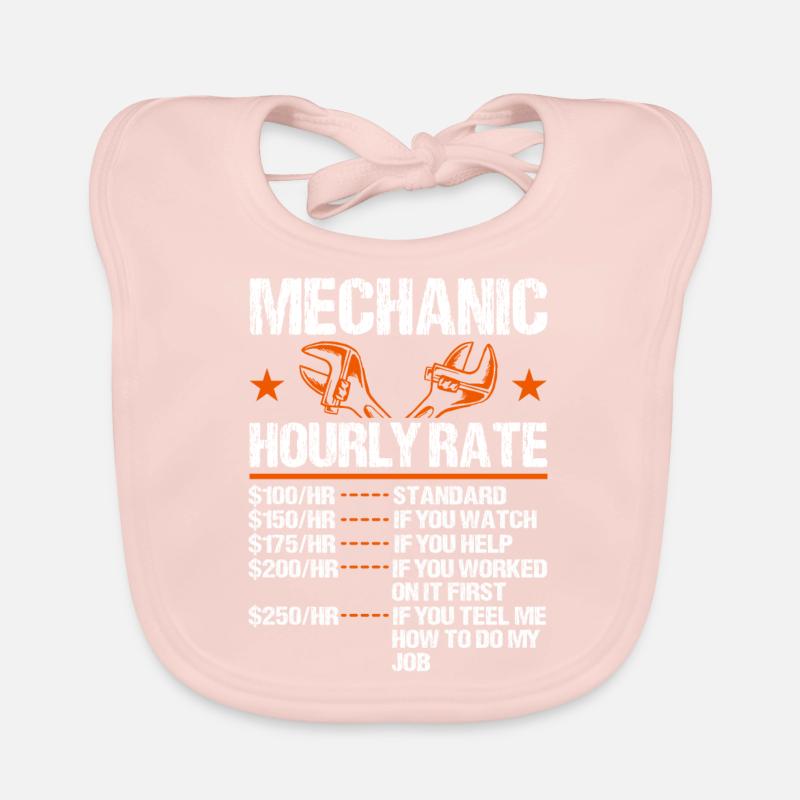 Mechanical Ignition - Work Engineer Organic Baby Bibs