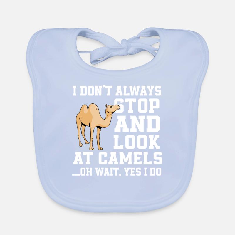 Funny camel proverb Organic Baby Bibs