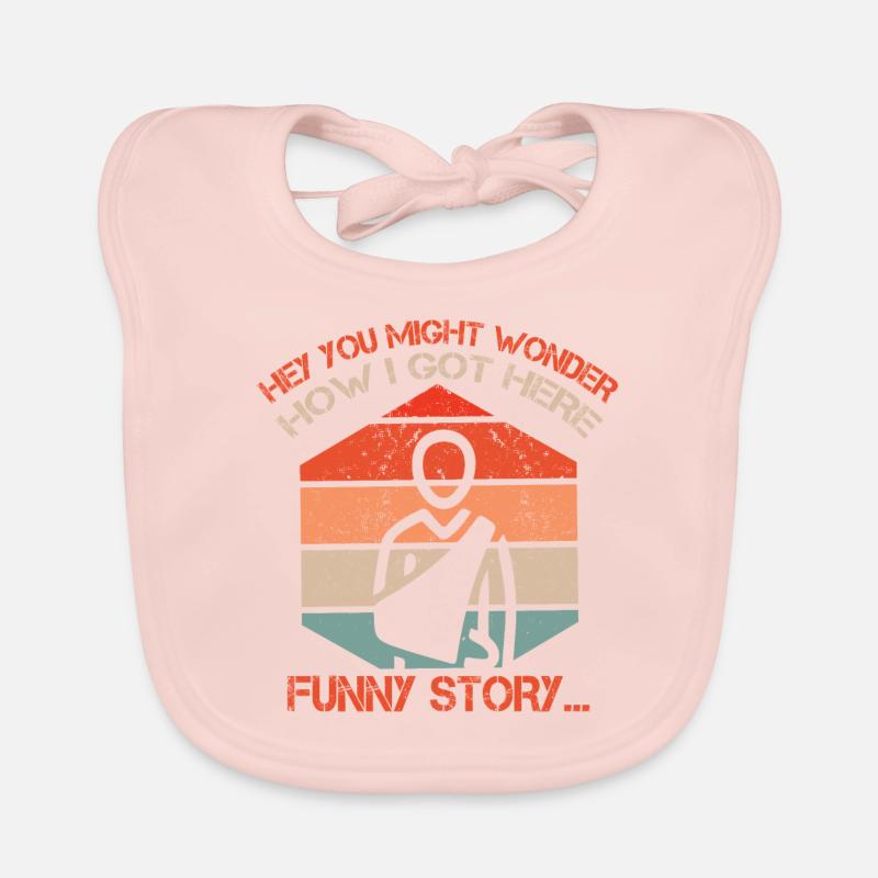 Funny recovery Broken arm will soon be good Organic Baby Bibs
