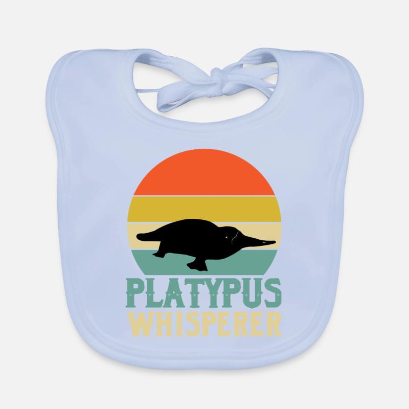 Schnabeltier-flüsterer-designign Baby Bio-Lätzchen