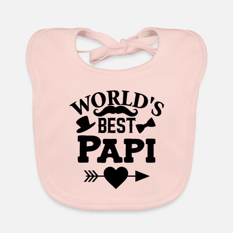 Min Papi isch de bescht best papa Switzerland Organic Baby Bibs