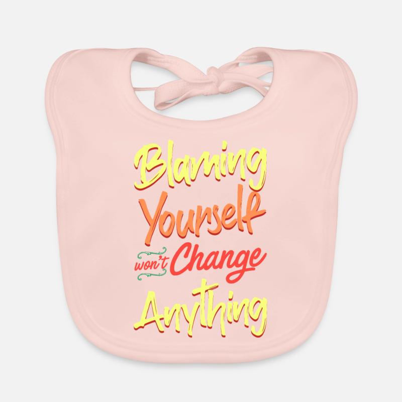 Se blâmer ne change rien Bavoir bio Bébé