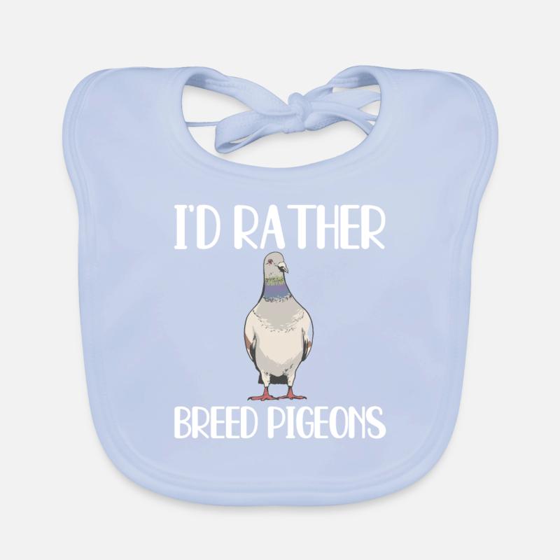 Cadeau d’élevage de pigeons Bavoir bio Bébé