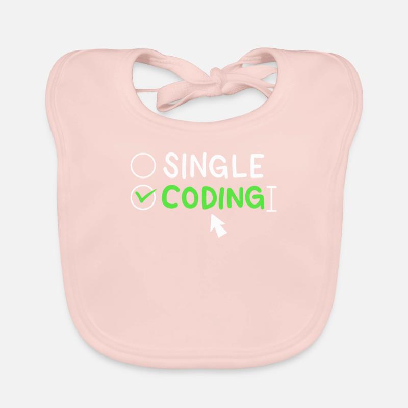 Programmierung Single Coding Software Engineer Baby Bio-Lätzchen
