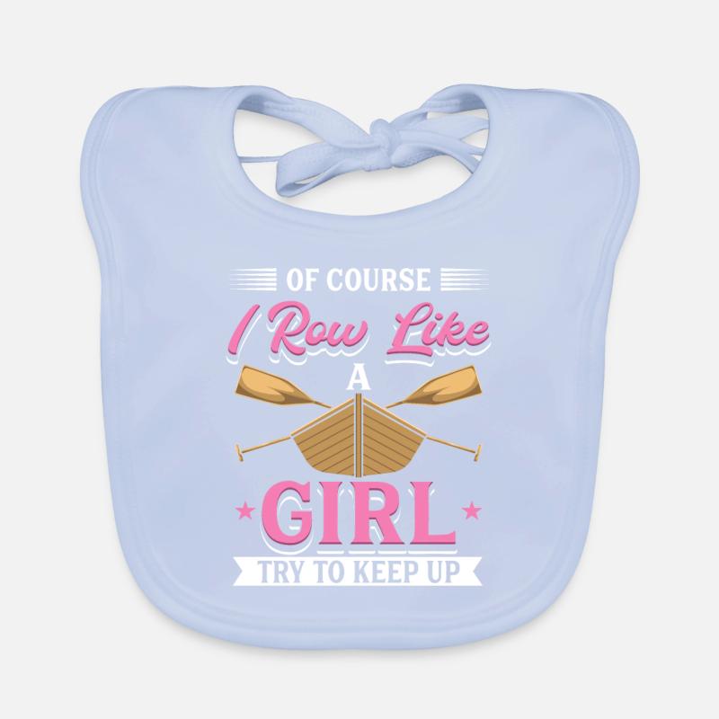 Je rame comme une rameuse Bavoir bio Bébé