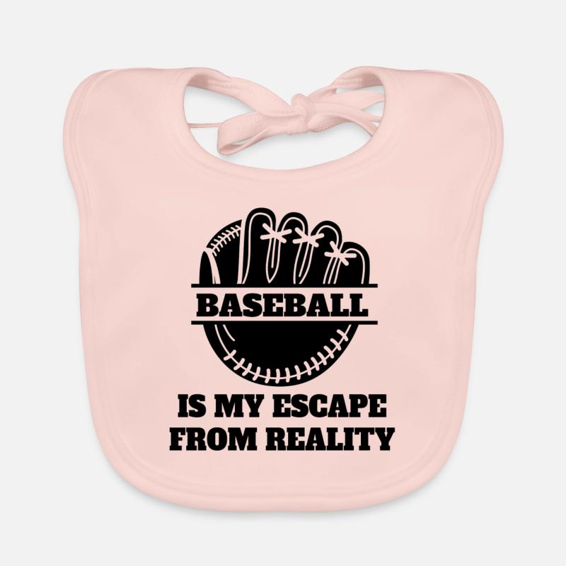 Baseball Gift Baseball Game Baseball Lovers Organic Baby Bibs