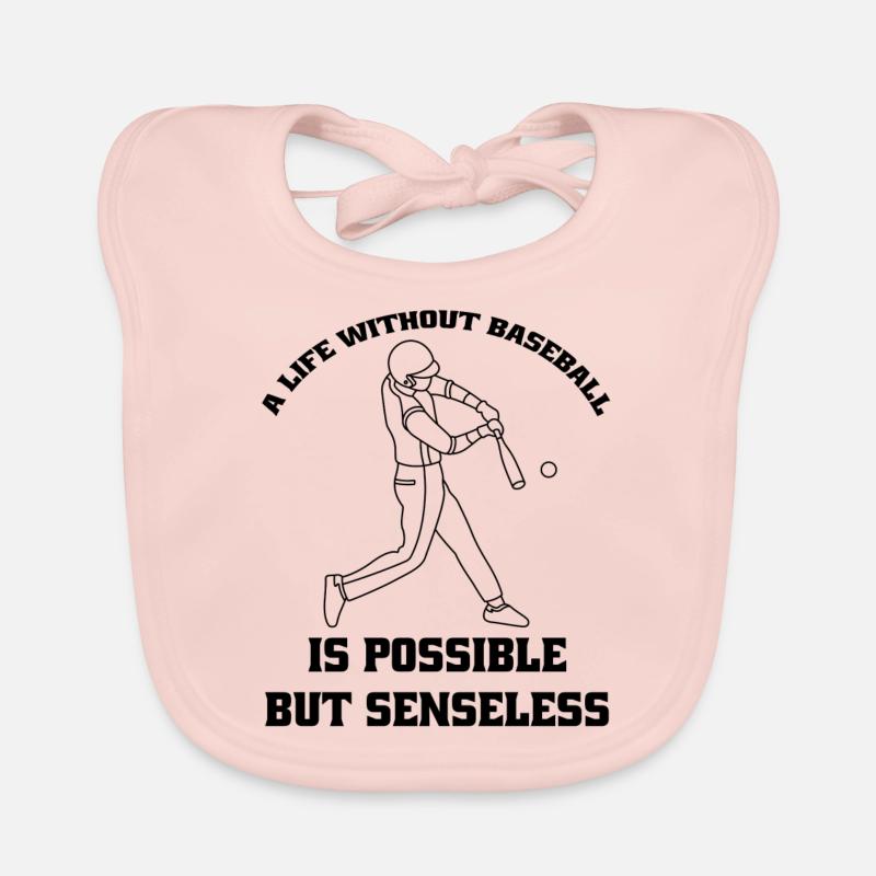 Cadeau de baseball Baseball Game Baseball Amateurs Bavoir bio Bébé