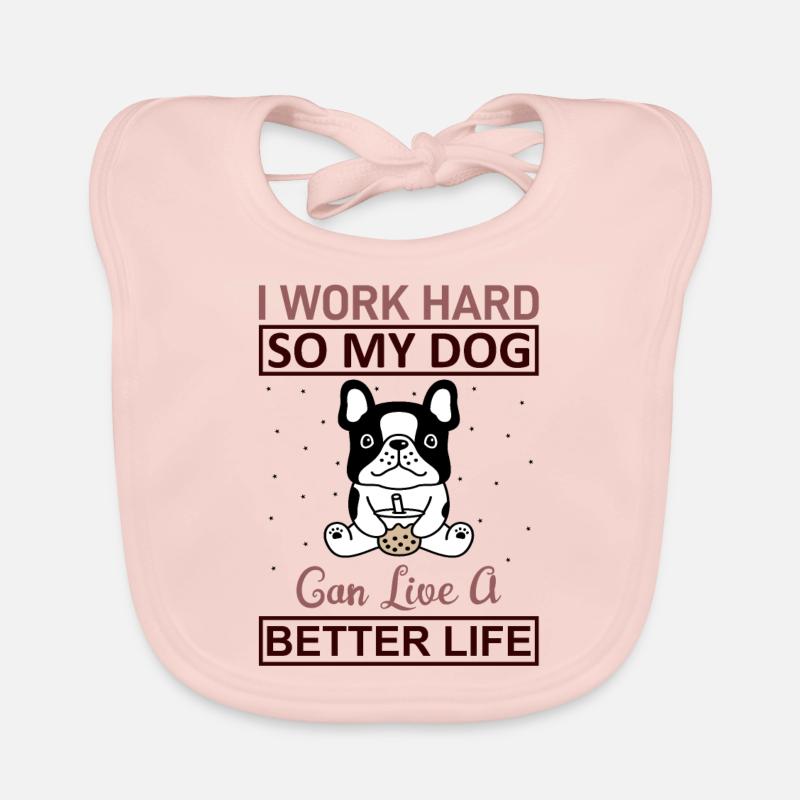 Vie des chiens Bavoir bio Bébé