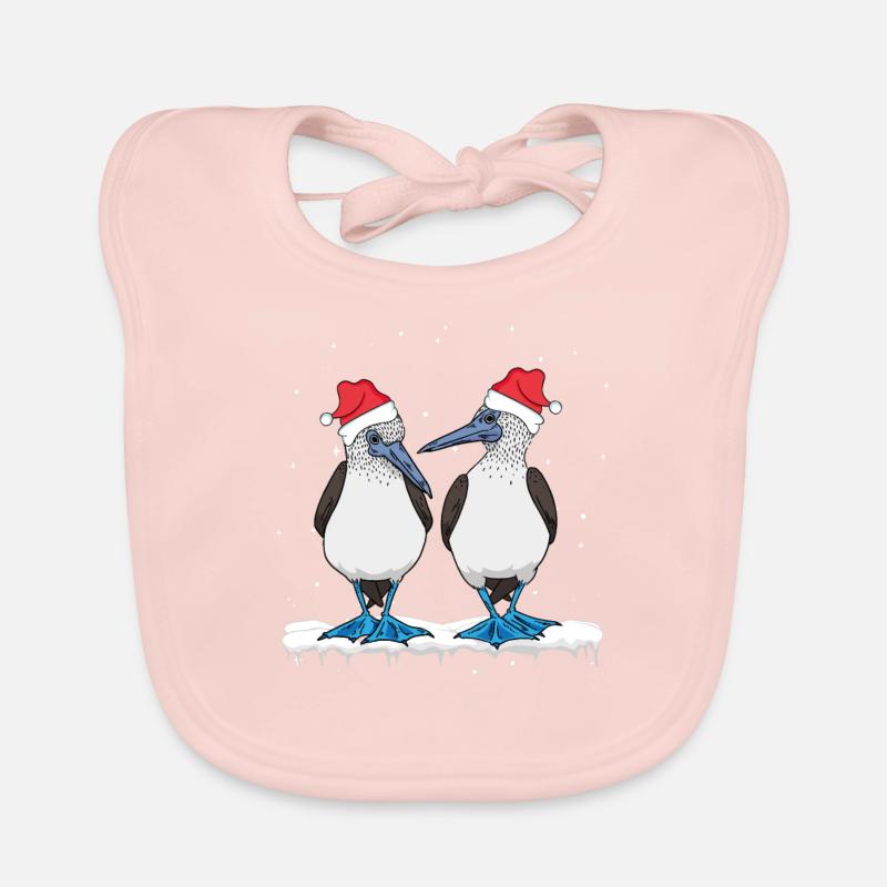 Seabirds Blue-footed Organic Baby Bibs