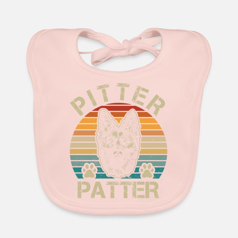 Pitter Pattern German Shepherd Dog Owner Organic Baby Bibs
