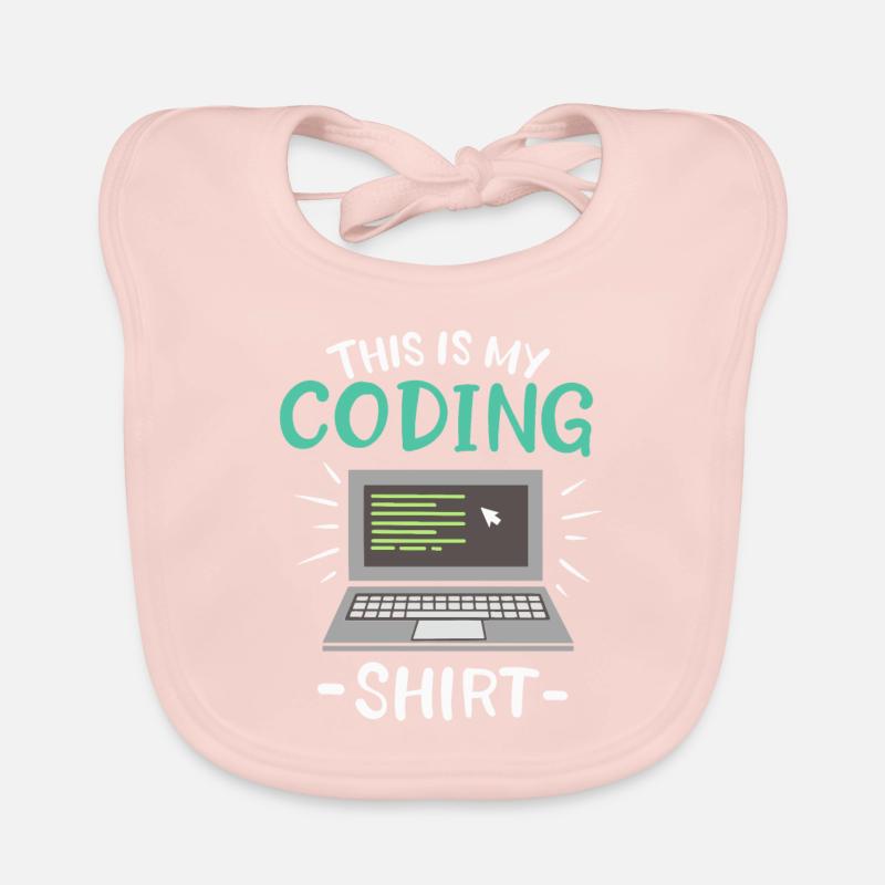 Ceci est mon codeur de chemise de codage Bavoir bio Bébé
