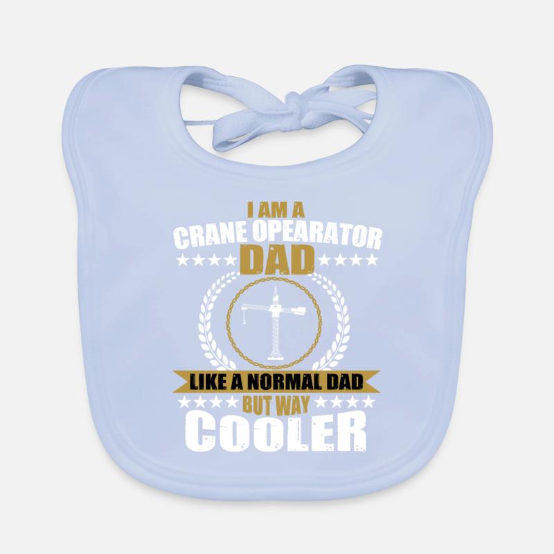 Crane operator Papa Organic Baby Bibs