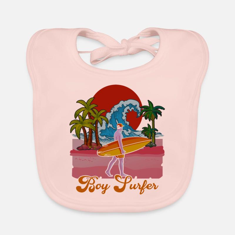 Surferboy Baby Bio-Lätzchen