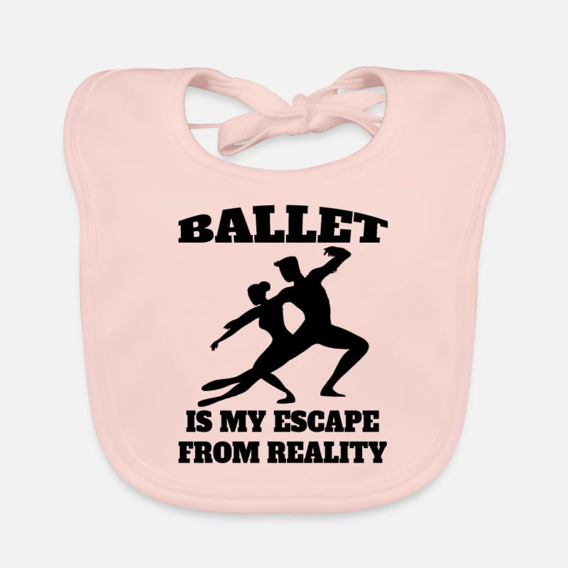 Ballet Dancer Dance Class Ballerina Gift Dance Organic Baby Bibs