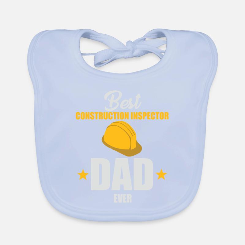 Building Inspector Papa Organic Baby Bibs