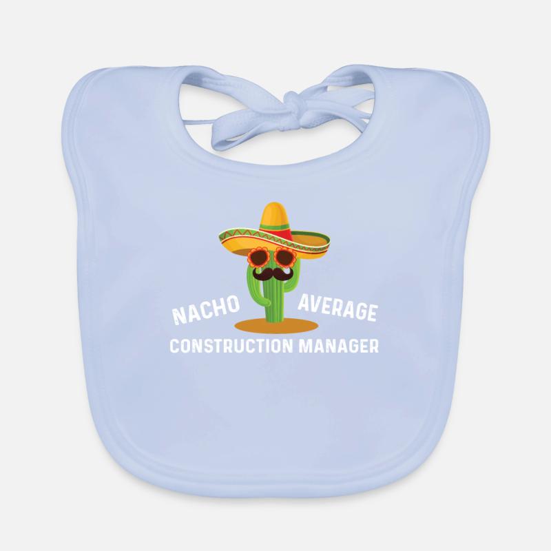 Nacho Average Directeur de construction Bavoir bio Bébé
