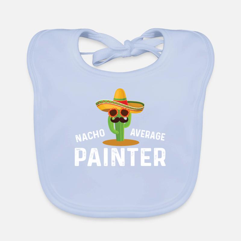 Non-average painter Organic Baby Bibs