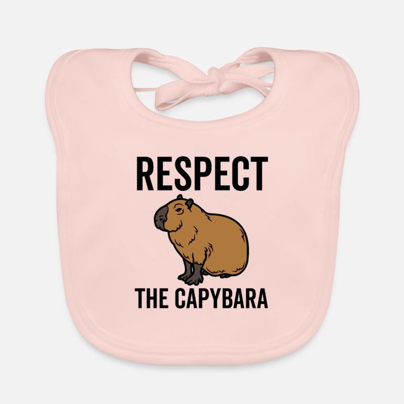 Respectez le Capybara Bavoir bio Bébé