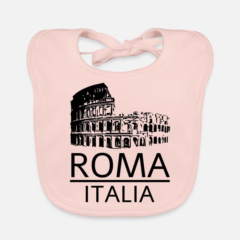 Rome Italy Organic Baby Bibs