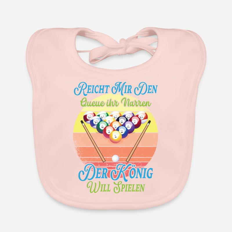 Reicht Mir Den Queue Ihr Narren Billard Pool Baby Bio-Lätzchen