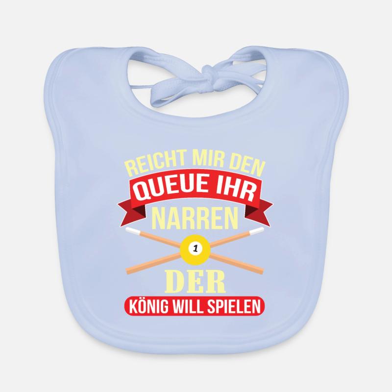 Reicht Mir Den Queue Ihr Narren Billard Pool Baby Bio-Lätzchen